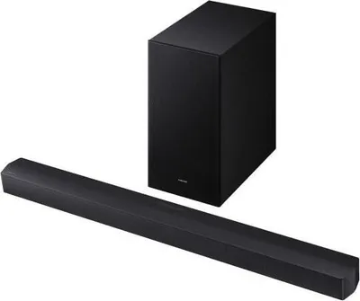 Obrázek produktu pro Soundbar Samsung HW-B460F, 2.1 kanály, 300 W, bezdrátový subwoofer 6,5", Adaptive Sound Lite