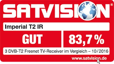 Image de IMPERIAL Récepteur DVB-T2 HD TELESTAR T2 IR, Irdeto