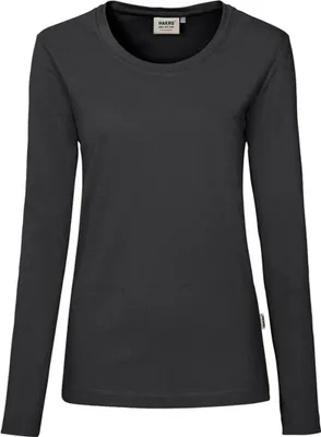 Produktbild von HAKRO Damen-Longsleeve Performance #179 Gr. XS karbongrau
