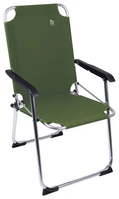 Produktbild von Alu Klappstuhl Angelstuhl Anglerstuhl - Camping Stuhl Klappsessel Faltbar Farbe: grün