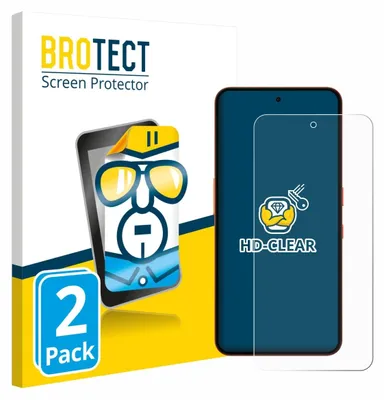 Produktbild von 2x Für Nothing CMF Phone 2 Pro Schutzfolie BROTECT Displayschutz Display Schutz Folie Klar Transparent