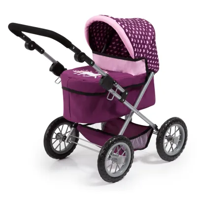 Image de Bayer Design 13037AA Poussette Landau pour Poupée Trendy, réglable, pliable, sac à bandoulière