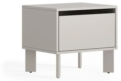 Produktbild von Nachttisch Vicco Monti Cashmere 48.2 x 44 cm mit Schublade, Model 62738