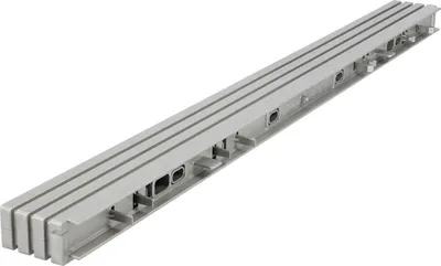 Produktbild von easyPART passend für 00706380 BOSCH Ausgleichsleiste silbern an Bedienblende für Geschirrspüler