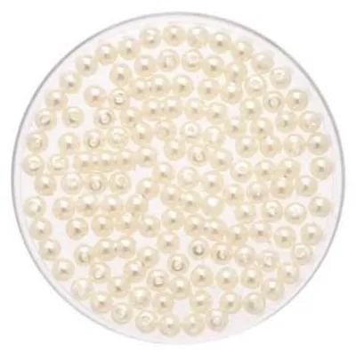 Produktbild von Glorex Wachs Perlen 6 mm 60 Stück, kultur
