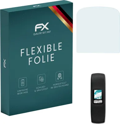 Produktbild von atFoliX FX-ActiFleX 3x Schutzfolie kompatibel mit Garmin Vivofit 4 Folie