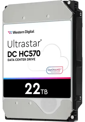 Image de WDC 8,9cm (3,5") 22TB SATA3 WUH722222ALE6L4 7200 512MB interne