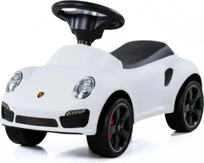 Produktbild von Porsche 911 Rutschauto für Kinder (1–3 Jahre) – Offiziell Lizenziert, mit Hupe, Anti-Rutsch-Rädern & Kippschutz – Kinder Rutschfahrzeug – Weiß