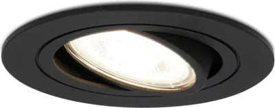 Produktbild von hoftronic LED Einbaustrahler 4W 345lm 4000K Dimmbar Schwarz