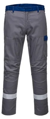 Obrázok produktu pre Portwest FR06 Bizflame Ultra dvojfarebné nohavice s pásom Grey veľkosť 44
