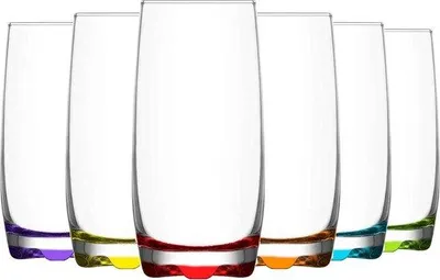 Productafbeelding van Highball glazen, 390 ml - set van 6, verkrijgbaar in verschillende kleuren
