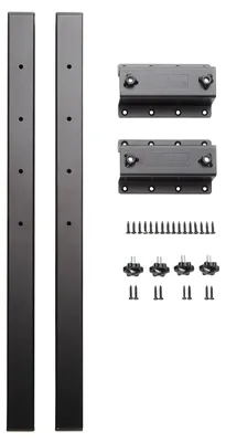 Produktbild von SOTECH Tischplattenverlängerung 600 x 40 x 40 mm – schwarz, Stahl
