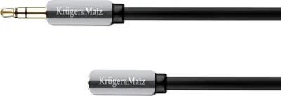 Obrázok produktu pre Kábel Jack 3,5mm - predlžovací, 1m Kruger&Matz