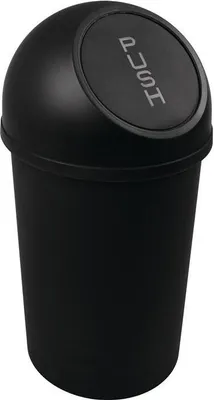 Produktbild von Abfallbehälter H490xØ253mm 13l schwarz HELIT