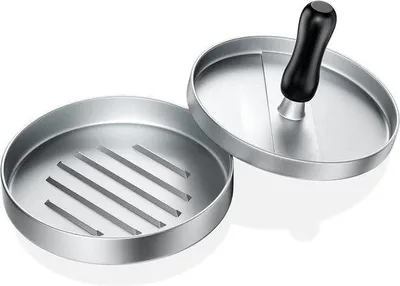 Zdjęcie produktu dla Żeliwna prasa do hamburgerów o średnicy wewnętrznej 11 cm, solidna