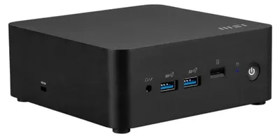 Produktbild von MSI Cubi NUC AI 1UMG-038BES, Intel SoC, DDR5-SDRAM, Ethernet/LAN, Wi-Fi 6E (802.11ax), 120 W
