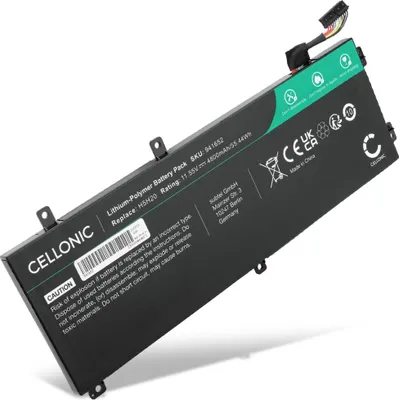 Produktbild von CELLONIC 1x Akku für Notebook Kompatibel mit Dell Precision 5530, XPS 15 9560, Precision 5520, KHCK5 - (4800mAh, 11.55V)