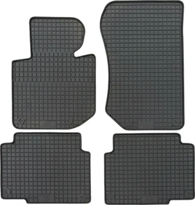 Produktbild von für BMW 3er (E36) ab 1991-1998 Passform Fußmatten PETEX Gummimatten 4-teilig schwarz Allwettermatten Gummifußmatten