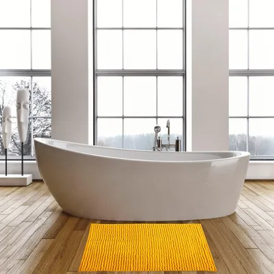 Image de Tapis De Bain Chenille 40 X 60 Cm Safran - Msv Spirella Ld