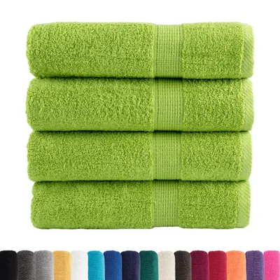 Immagine prodotto di Asciugamani Premium SOLUND 4 pz Verdi 50x100 cm 600 g/m²