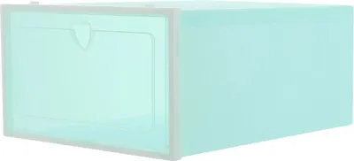 Image de Boîtes à chaussures - Lot de 20 - Transparentes - Pliables - Plastique - Avec couvercle - Réutilisables