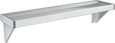 Zdjęcie produktu dla Półka KWC AR, SATURN, stal nierdzewna, 600x138x142 mm, montaż natynkowy