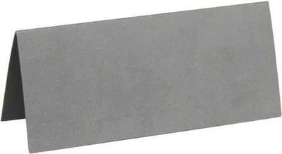 Obrázek produktu pro Sada jmenovek 10 jmenovek stříbrná 3 x 7 cm - univerzální velikost