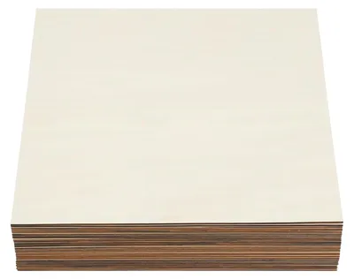 Productafbeelding van Set van 30 Linden Houten Panelen 40 x 40 cm voor DIY Projecten