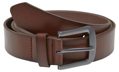 Image de Urban Classics - Ceinture, gaufrée, similicuir pour homme TN1147 (S-M) (marron/argent)
