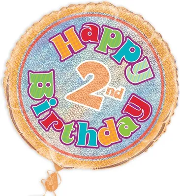 Produktbild von Unique Party 55487, Spielzeugballon, Folie, Mehrfarbig, Rund, 2 Jahr(e), Englisch