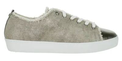 Productafbeelding van Dameslichte, platte schoenen van het merk HOGL, beige kleur, katoen, maat 36