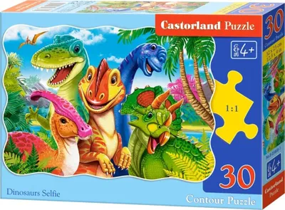 Obrázok produktu pre Puzzle 30 dinosaurov Selfie B-03808-1