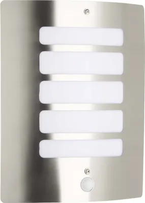 Productafbeelding van RVS muurlamp Todd met bewegingssensor