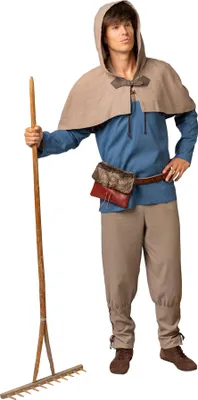 Produktbild von Mittelalter Knecht Set 2-tlg. Oberteil mit Hose Karneval Fasching Kostüm 46-60