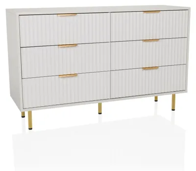 Obrázok produktu pre hjh LIVING Príborník HJELLE Komoda Skriňa s úchytkou 75,0 x 120,0 x 40,0 cm