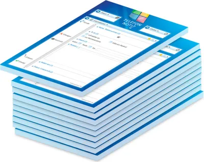 Image de PRICARO Bloc-notes téléphonique, A6, ordinateur, 10 pièces