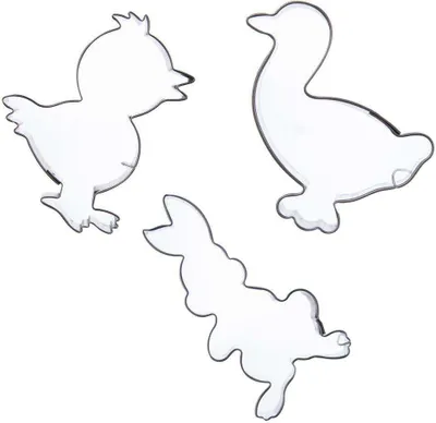 Immagine prodotto di ORION tagliabiscotti tagliabiscotti per biscotti pan di zenzero PASQUA 3 pezzi