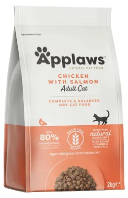 Produktbild von Applaws Trockenfutter Huhn & Lachs, Adult, jede Rasse, Huhn, Lachs, 2 kg