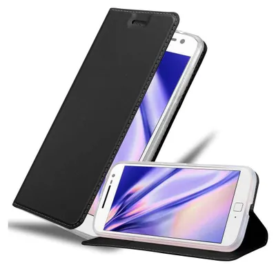 Zdjęcie produktu dla Cadorabo etui ochronne na telefon Motorola MOTO G4 / G4 PLUS w kolorze czarnym Pokrowiec Etui Book Case Booklet
