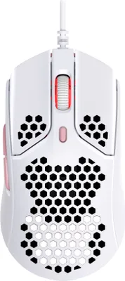 Image de HyperX Pulsefire Haste - Gaming Mouse (White-Pink) souris Ambidextre USB Type-A Optique 3200 DPI