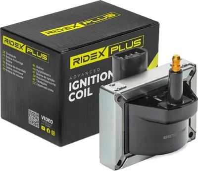 Produktbild von RIDEX PLUS 689C0122P Zündspule 12V passend für PEUGEOT 206 Schrägheck (2A/C) 106 II Schrägheck (1A, 1C) 205 II (20A/C) für CITROËN