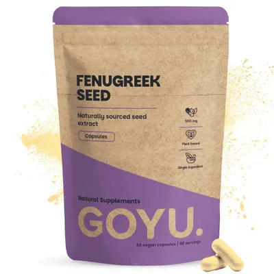 Produktbild von Kapseln mit 500 mg Bockshornkleesamen