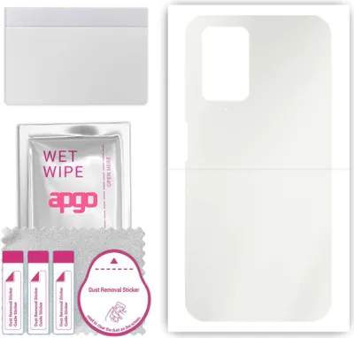 Produktbild von apgo Rückseite Schutzfolie, Matt, kompatibel mit Xiaomi Redmi Note 11 4G, Hinten Hydrogel-Displayschutzfolie mit Positionierhilfe, kratzfest, einfache Montage