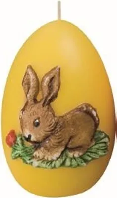 Produktbild von Eikerzen "Häschen" Citron 90 x 60 mm, 6 Stück