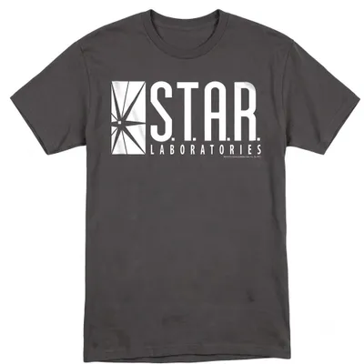 Immagine prodotto di Maglietta "S.T.A.R." ispirata a The Flash, unisex, per uomo/donna, modello TV36925 (taglia 4XL), colore antracite