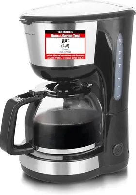 Image de Machine à café 1,25 l (10 tasses) avec filtre amovible et système anti-gouttes