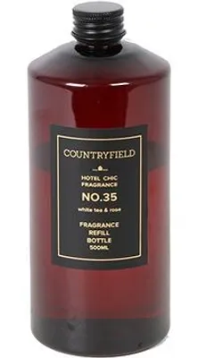 Image de Recharge pour bâtonnets parfumés Countryfield n° 35 – Thé blanc & rose – 500 ml