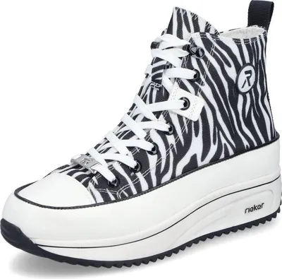 Produktbild von Rieker Sneaker High - Zebra Textil : 39 : Normal Größe: 39 Weite: Normal