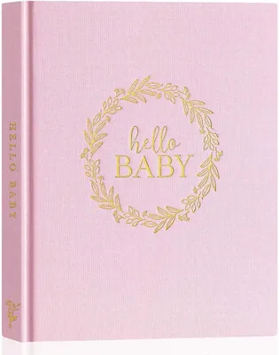 Obrázok produktu pre Memory Book Baby, plátenná väzba, 154 strán, pre chlapcov a dievčatá, so stránkami pre míľniky