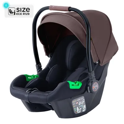 Produktbild von Daliya® NEOMOVE i-Size Babyschale 0–13 kg (40–87 cm), 5-Punkt-Gurt, Lendenkissen, UN R129, für NEOMOVE Kinderwagen, Baby Autositz, Kindersitz für Baby